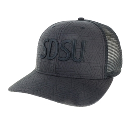 Quilted Snapback Cap with Tonal SDSU