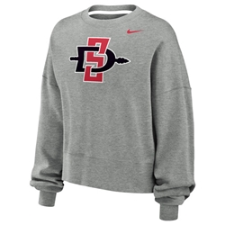 2024 Nike Womens Sideline Phoenix Fleece Crew Big SD Interlock