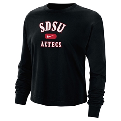 2024 Nike Womens Sideline Boxy Tee SDSU Aztecs