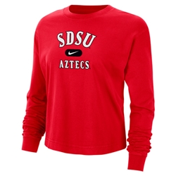 2024 Nike Womens Sideline Boxy Tee SDSU Aztecs