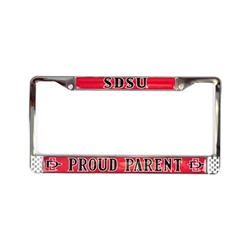 License Plate Frame SDSU Proud Parent