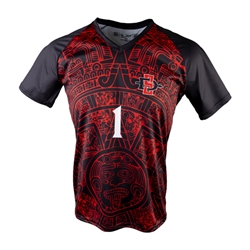 Shop Aztecs SDSU Aztec Calendar 1 Soccer Jersey