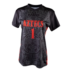 Women's SDSU Aztec Calendar #1 Soccer Jersey