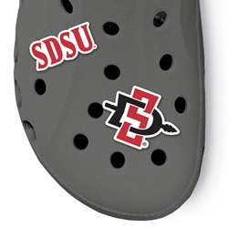 SDSU Rubber Shoe Charms