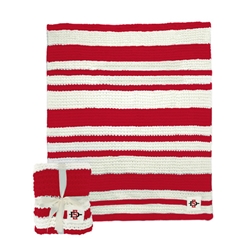 San Diego State Cable Knit Throw