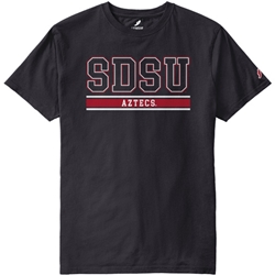 Open Outline SDSU over Aztecs in Stripe