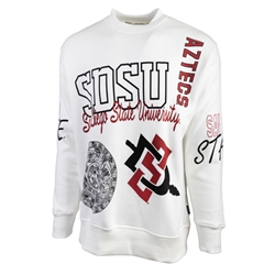 San Diego State All Over Print Kelsey Crew