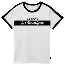 Women's Swell Ringer Tee SDSU Aztecs