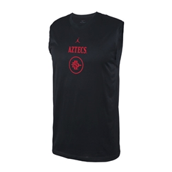 Nike Jordan Dri Fit Practice Tank Jumpman over Aztecs SD Interlock