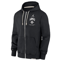 Nike Jordan Travel Full Zip Hoodie Jumpman over SD Interlock S Black