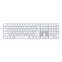 Apple Magic Keyboard with Touch ID and Numeric Keypad for Mac Models with Apple Silicon, US English - White Keys