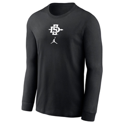 Nike Jordan Long Sleeve Shooting Shirt SD Interlock over Jumpman