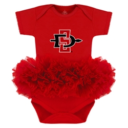 Infant Tutu Bodysuit With Screen Printed SD Interlock