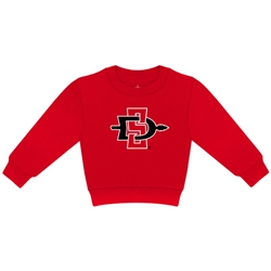 Infant Classic Crew Neck Sweatshirt With Screen Printed SD Interlock