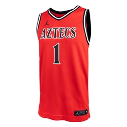 Nike Jordan Basketball Jersey Aztecs 1 S Red