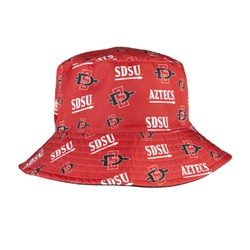 Reversible Bucket Hat SD Interlock SDSU Aztecs