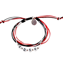 SDSU Corded Bracelet